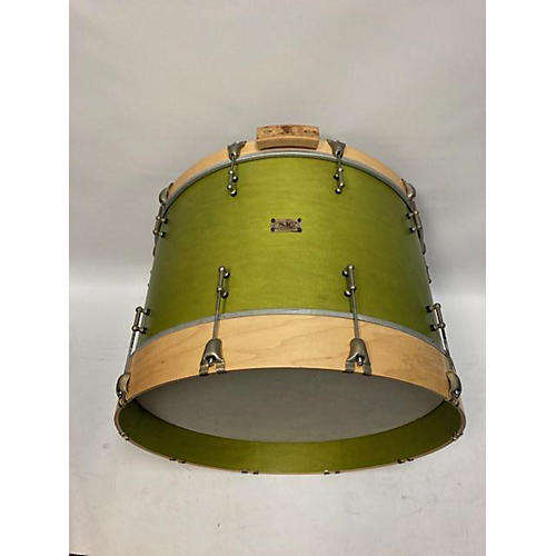 SJC Drums Used SJC Drums 3 piece Custom Green Drum Kit Green