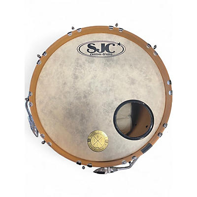 Used SJC Drums 4 Piece Custom Satin Gremlin Green Drum Kit