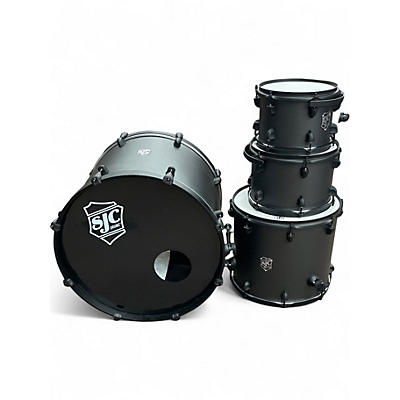 Used SJC Drums 4 Piece PATH FINDER GREY Drum Kit
