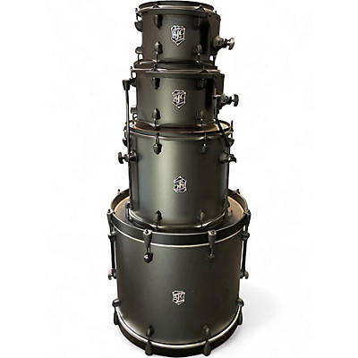 Used SJC Drums 4 Piece Pathfinder Black Drum Kit