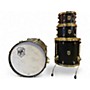 Used SJC Drums 4 Piece TOUR 4 PIECE MATTE BLACK Drum Kit MATTE BLACK
