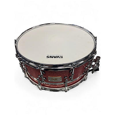 Used SJC Drums 6.5X14 XXV ROSE SPARKLE Drum