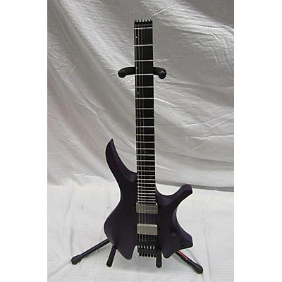 Used SKERVESEN SHOGGIE 6 Trans Purple Solid Body Electric Guitar