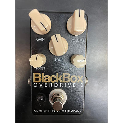 Snouse Electric Company Used SNOUSE ELECTRIC COMPANY BLACKBOX OVERDRIVE 2 Effect Pedal