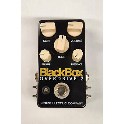 Used SNOUSE ELECTRIC COMPANY BLACKBOX OVERDRIVE 2 STAGE PRO MOD Effect Pedal