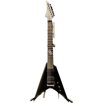 Used SOLAR V1.7 FRC Matte Black Solid Body Electric Guitar