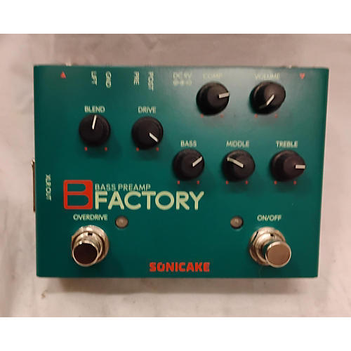 Sonica Used SONICA BASS PREAMP FACTORY Effect Pedal