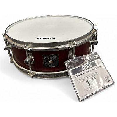 Used SONOR 14X5 SONIC PLUS Red Drum
