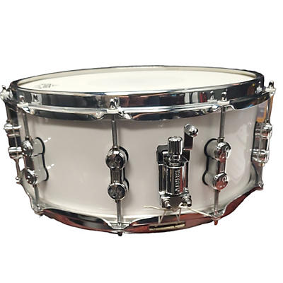 Sonor Used SONOR 14X6 AQ1 Drum White