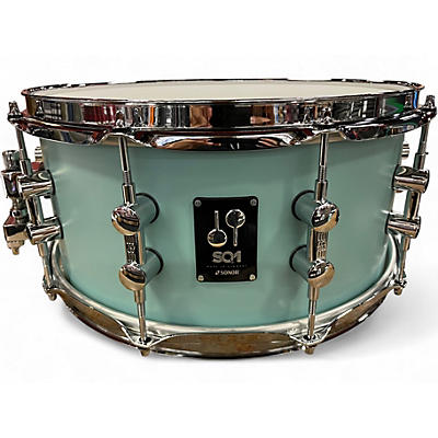 Used SONOR 14X6.5 SQ1 CRUISER BLUE Drum