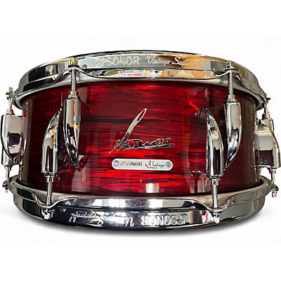 Used SONOR 14X6.5 Vintage Red Drum