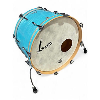 Used SONOR 22x14 Vintage Beech  California Blue Drum