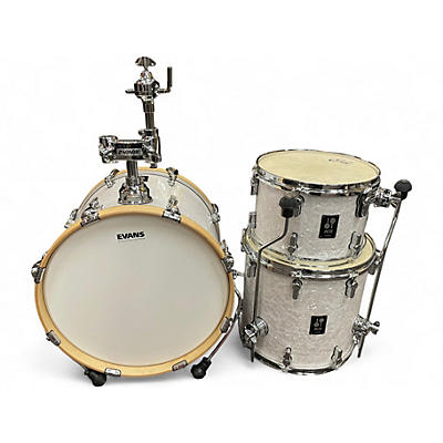 Used SONOR 3 Piece AQ2 Bop Maple White Marine Pearl Drum Kit