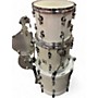 Used SONOR 3 Piece Designer Maple Light White Sparkle Lacquer Drum Kit White Sparkle Lacquer