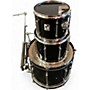 Used SONOR 3 Piece FORCE 2001 Black Drum Kit Black