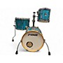 Used SONOR 3 Piece Martini Special Edition Blue Sparkle Drum Kit Blue Sparkle