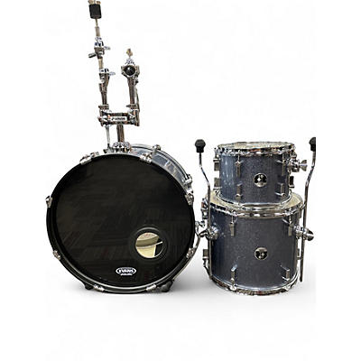 Used SONOR 3 Piece Player Special Edition Blue Galaxy Sparkle Drum Kit