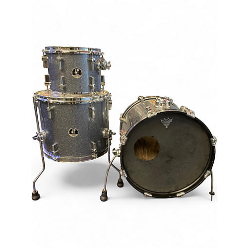 Used SONOR 3 Piece SAFARI GALAXY BLUE Drum Kit GALAXY BLUE