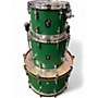 Used SONOR 3 Piece SQ1 Green Drum Kit Green