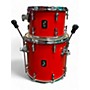 Used SONOR 3 Piece SQ1 Hot Rod Red Drum Kit Hot Rod Red