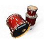 Used SONOR 3 Piece Session Red Drum Kit Red