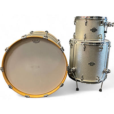 Used SONOR 3 Piece Special Edition Silver Sparkle Drum Kit