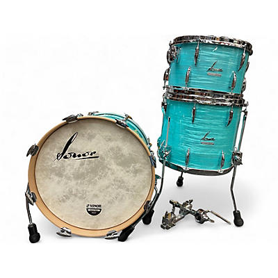 SONOR Used SONOR 3 Piece Vintage Series California Blue Drum Kit