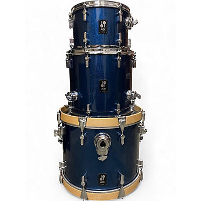 Used SONOR 3 Piece aqx jazz Blue Drum Kit