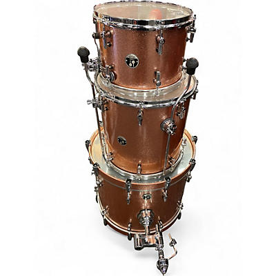 Used SONOR 3 Piece sq2 bright copper sparkle  Drum Kit