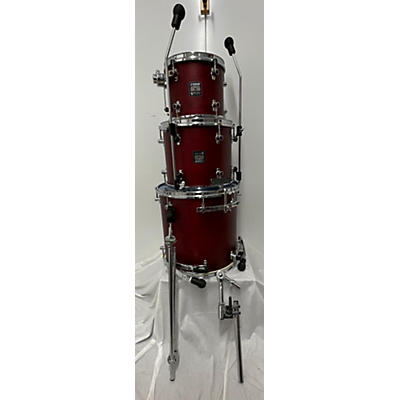 SONOR Used SONOR 3 piece SONIC PLUS II JUNGLE BOP CHERRY RED Drum Kit