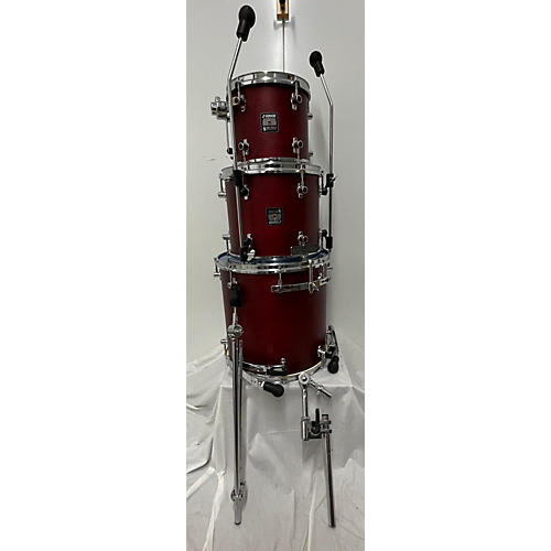 SONOR Used SONOR 3 piece SONIC PLUS II JUNGLE BOP CHERRY RED Drum Kit CHERRY RED