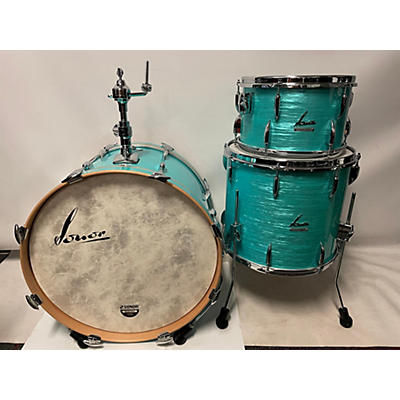 SONOR Used SONOR 3 piece Vintage Series California Blue Drum Kit