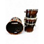 Used SONOR 4 Piece AQ2 Bop Kit Trans Brown Drum Kit Trans Brown