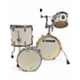 Used SONOR 4 Piece AQ2 MARTINI  WHITE MARINE Drum Kit WHITE MARINE