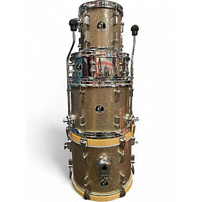 Used SONOR 4 Piece AQ2 Martini Champagne Sparkle Drum Kit