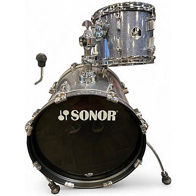 Used SONOR 4 Piece AQ2 Safari Maple 4-Piece Titanium Quartz Drum Kit