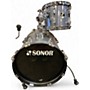 Used SONOR 4 Piece AQ2 Safari Maple 4-Piece Titanium Quartz Drum Kit Titanium Quartz