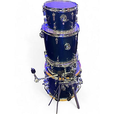 Used SONOR 4 Piece AQX BLUE SPARKLE Drum Kit