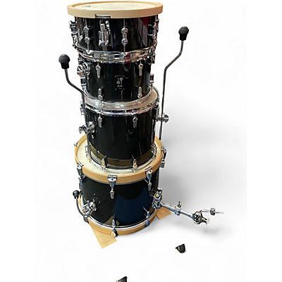 Used SONOR 4 Piece AQX Midnight Blue Drum Kit