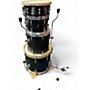 Used SONOR 4 Piece AQX Midnight Blue Drum Kit Midnight Blue
