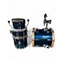 Used SONOR 4 Piece AQX Ocean Sparkle Drum Kit Ocean Sparkle