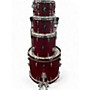 Used SONOR 4 Piece AQX STUDIO 4 PIECE  Red Moon Sparkle Drum Kit Red Moon Sparkle