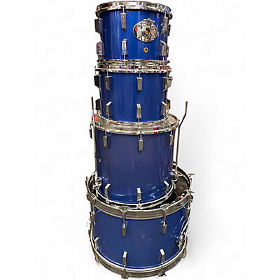Used SONOR 4 Piece CHAMPION Blue Drum Kit