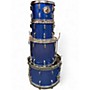 Used SONOR 4 Piece CHAMPION Blue Drum Kit Blue