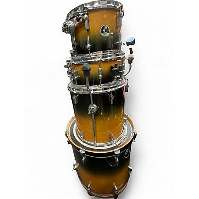 Used SONOR 4 Piece FORCE 2007 2 Color Sunburst Drum Kit