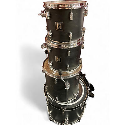 Used SONOR 4 Piece Force 2001 Black Drum Kit