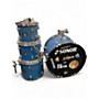 Used SONOR 4 Piece Force 2001 Blue Drum Kit Blue