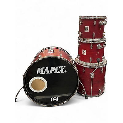 Used SONOR 4 Piece Force 2001 Red Drum Kit