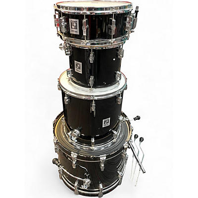 Used SONOR 4 Piece Force 3001 Black Drum Kit