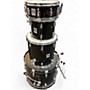 Used SONOR 4 Piece Force 3001 Black Drum Kit Black